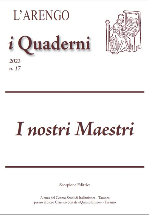 L'Arengo. I quaderni. Rivista del Centro Studi di Italianistica