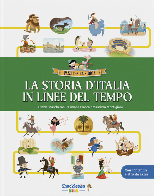 La storia d'Italia in linee del tempo. Con contenuti e attivit&agrave; extra