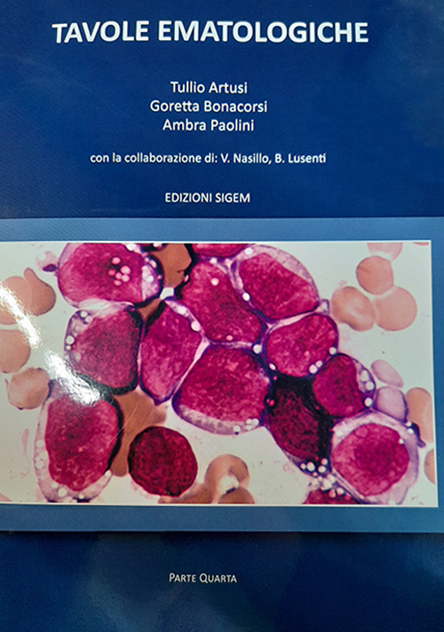 Tavole ematologiche. Parte quarta