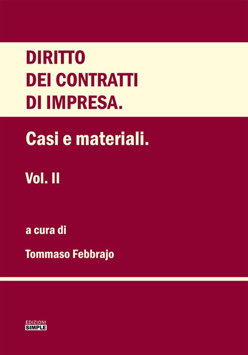 Diritto dei contratti d'impresa