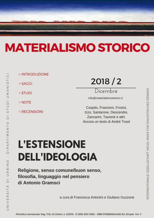 Materialismo storico. Rivista di filosofia, storia e scienze umane