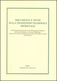 Documenti e studi sulla tradizione filosofica medievale (2016)