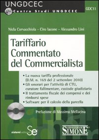 Tariffario commentato del commercialista