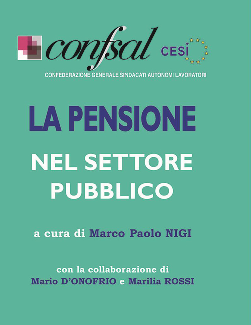 La pensione nel settore pubblico