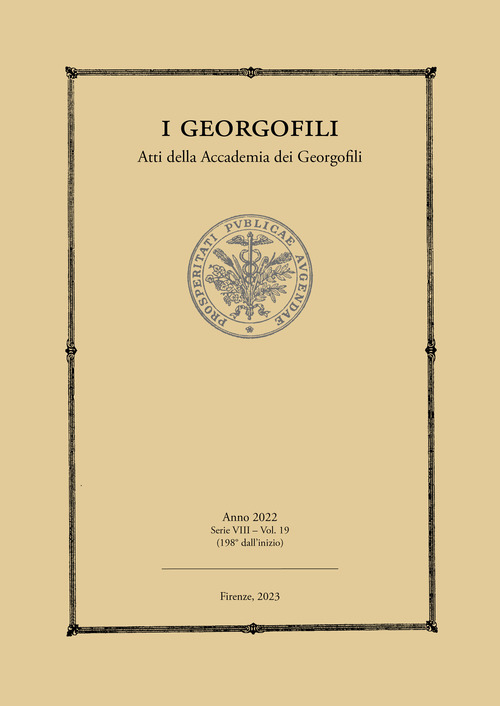 I Georgofili. Atti della Accademia dei Georgofili