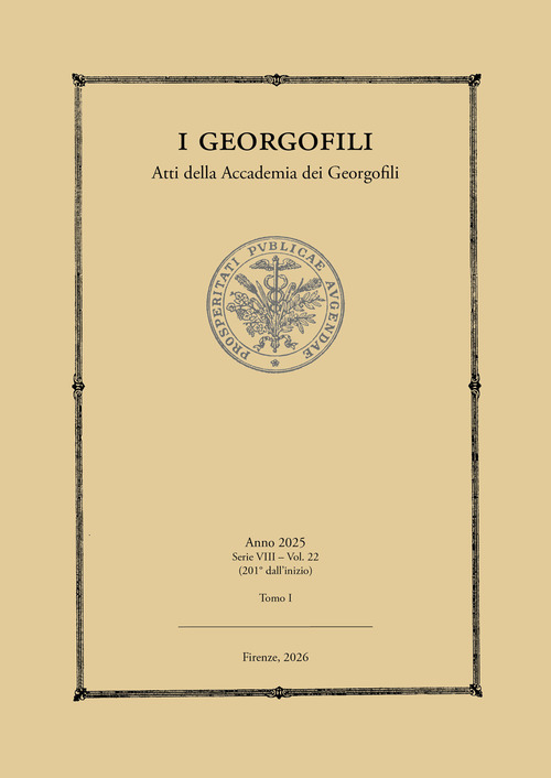 I Georgofili. Atti dell'Accademia dei Georgofili