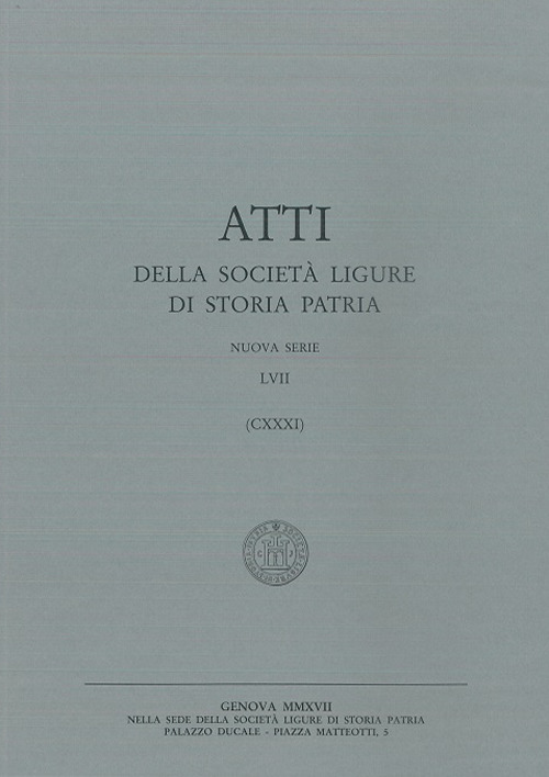 Atti della Società Ligure di Storia Patria. N.S.