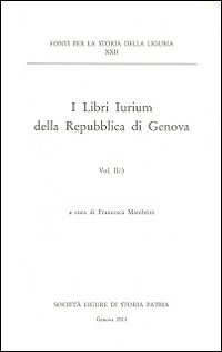 I libri iurium della Repubblica di Genova