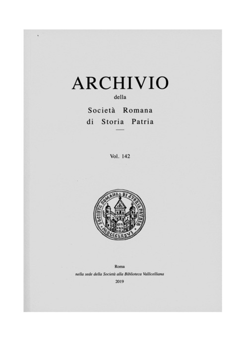 Archivio della Società romana di storia patria