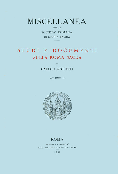 Studi e documenti sulla Roma sacra