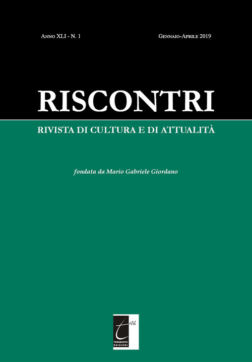 Riscontri. Rivista di cultura e di attualit&agrave;