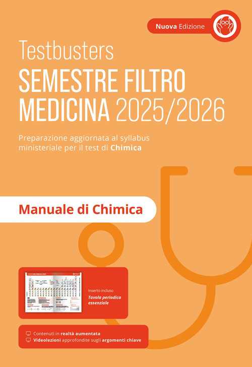 Testbusters. Manuale di chimica. Semestre filtro 2025/2026