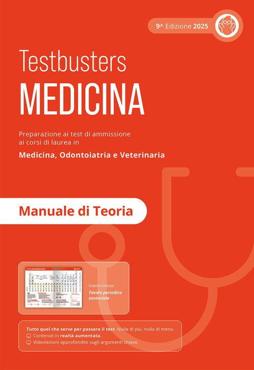 Testbusters Test di Medicina 2025 - Manuale di Teoria