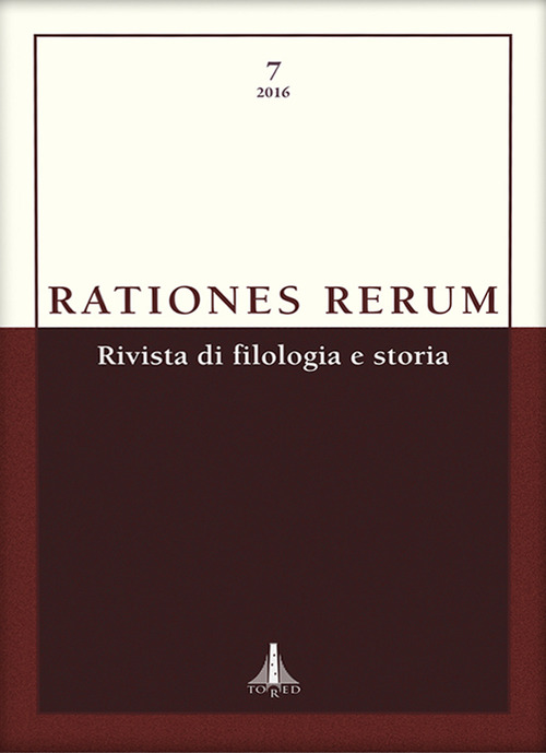 Rationes rerum. Rivista di filologia e storia