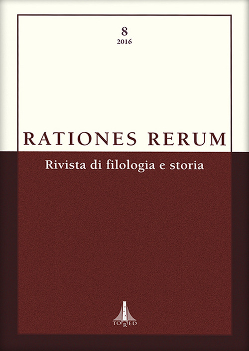 Rationes rerum. Rivista di filologia e storia