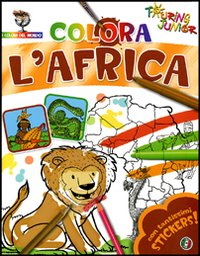 Colora l'Africa. Con stickers