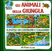 Gli animali della giungla. Libro puzzle
