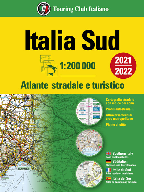 Atlante stradale Italia Sud 1:200.000