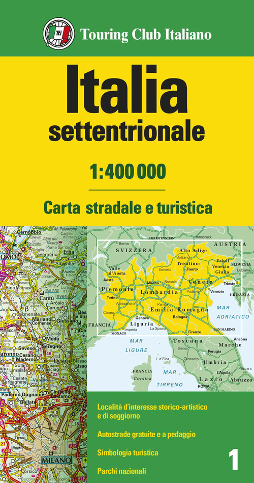Italia Settentrionale 1:400.000