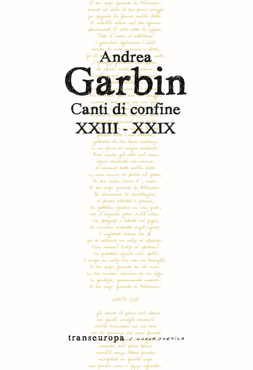 Canti di confine XXIII-XXIX