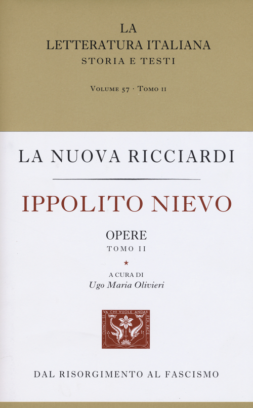 Ippolito Nievo. Opere