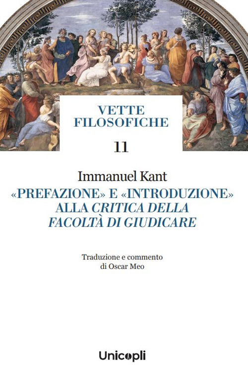 &laquo;Prefazione&raquo; e &laquo;Introduzione&raquo; alla critica della facolt&agrave; di giudicare