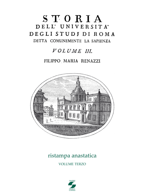 Storia dell'Università degli studi di Roma detta comunemente La Sapienza