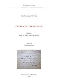 Credo in unum Deum. Anagni, Archivio della Cattedrale, Fondo Musicale Ms Arcap 0802