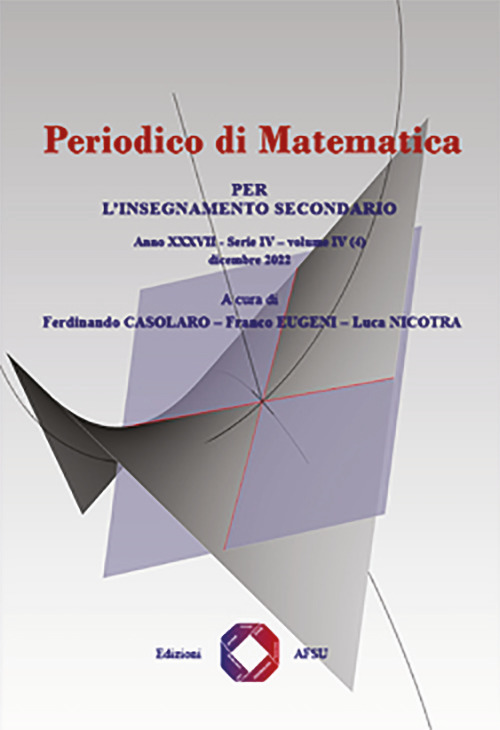 Periodico di matematica. Per l'insegnamento secondario
