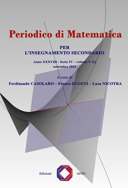 Periodico di matematica. Per l'insegnamento secondario