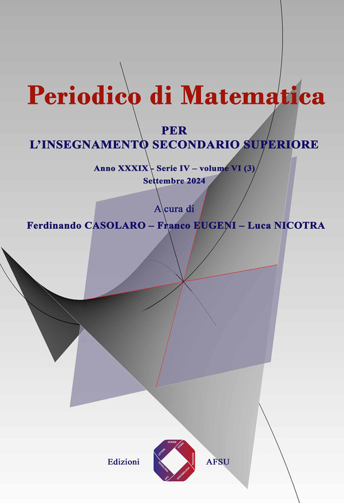 Periodico di matematica. Per l'insegnamento secondario