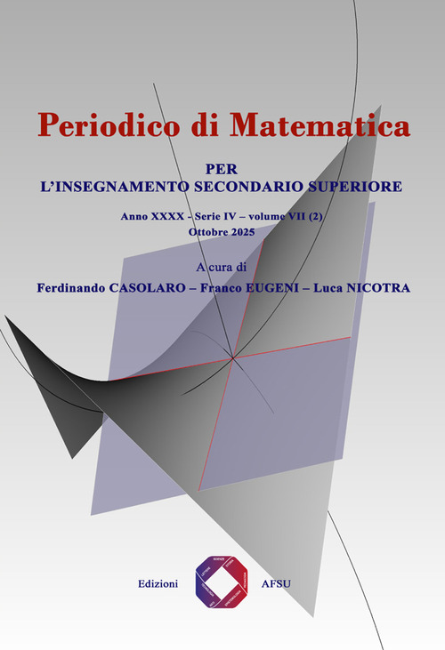 Periodico di matematica. Per l'insegnamento secondario superiore