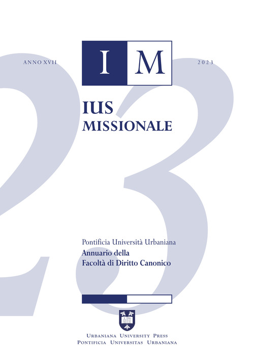 Ius missionale. Annuario della facolt&agrave; di diritto canonico
