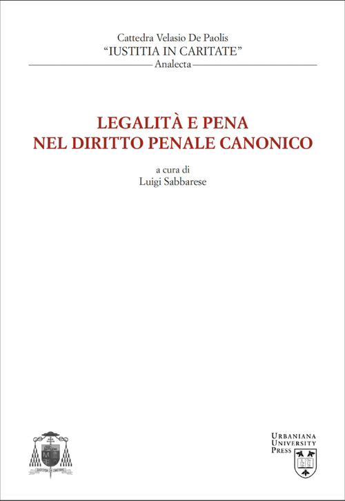 Legalità e pena nel diritto penale canonico