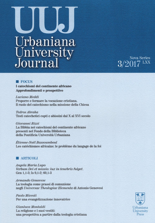 Urbaniana University Journal. Euntes Docete