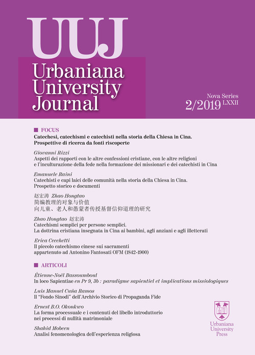 Urbaniana University Journal. Euntes Docete