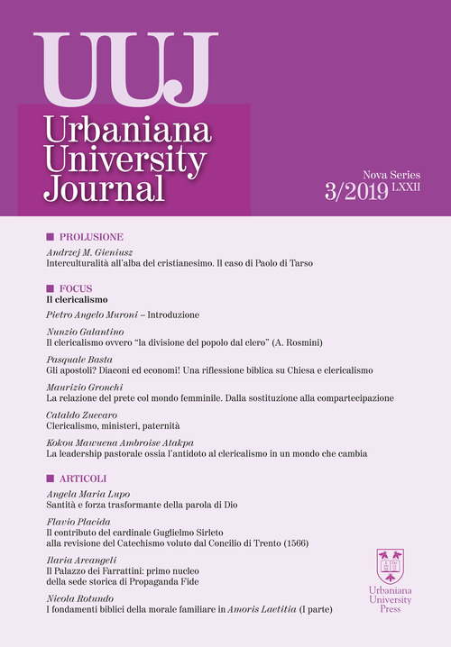 Urbaniana University Journal. Euntes Docete