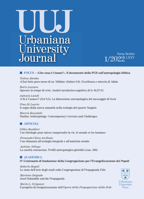 Urbaniana University Journal. Euntes Docete