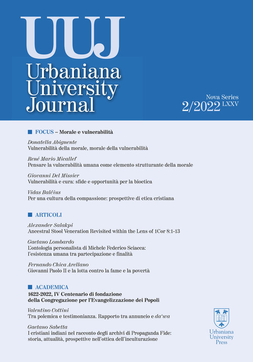 Urbaniana University Journal. Euntes Docete