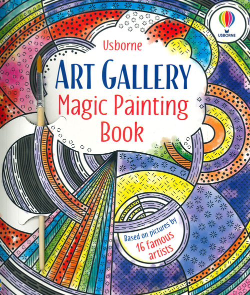 Art gallery. Magic painting book