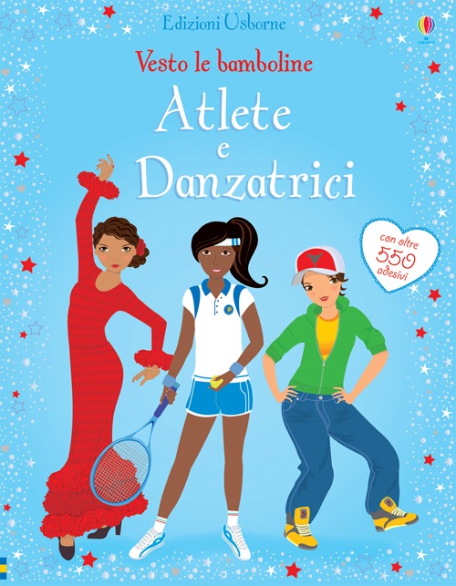Atlete e danzatrici. Con adesivi