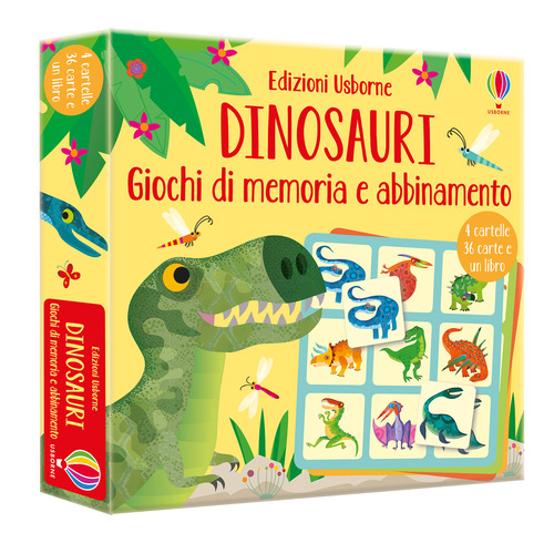Dinosauri. Giochi di memoria e abbinamento