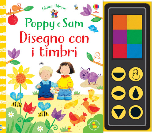 Disegno con i timbri. Poppy e Sam