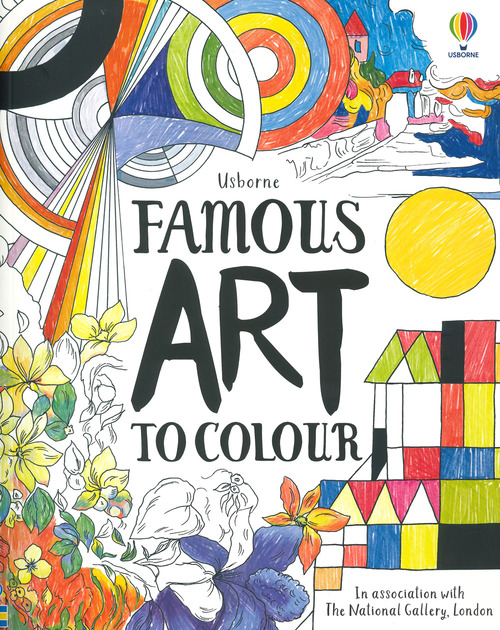 Famous art to colour