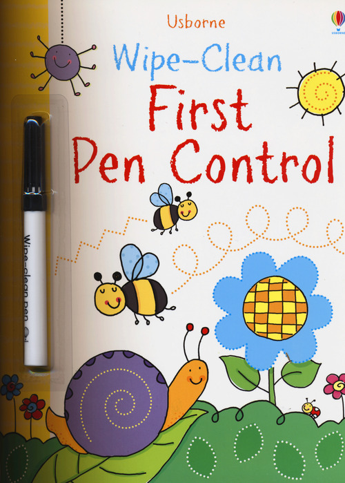 First pen control. Wipe-clean