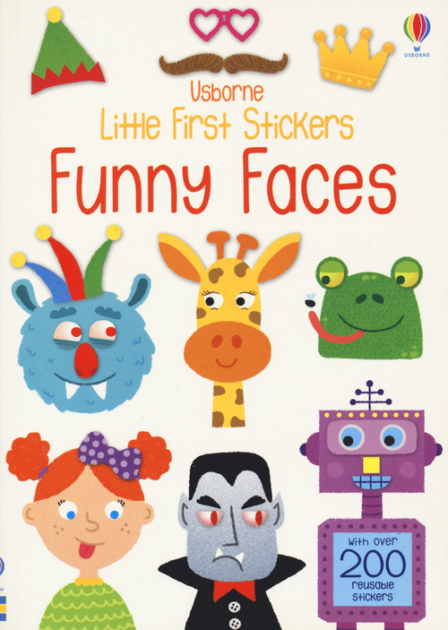 Funny faces. Little first stickers. Con adesivi