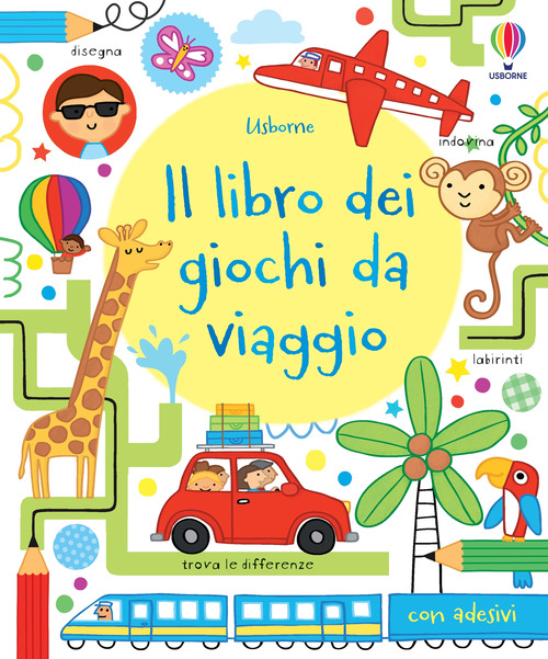 Il libro dei giochi da viaggio. Con adesivi