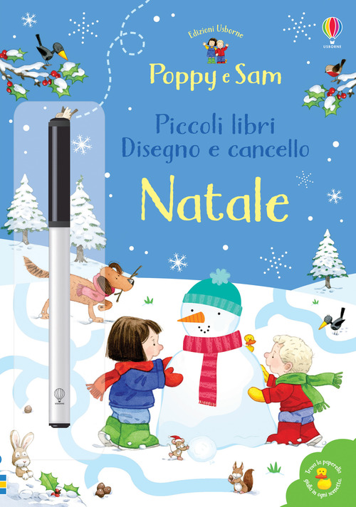 Natale. Piccoli libri disegno e cancello. Poppy e Sam