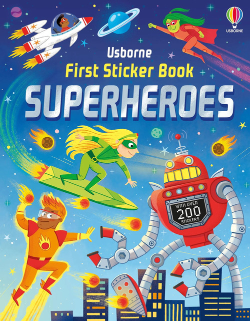 Superheroes. First sticker book