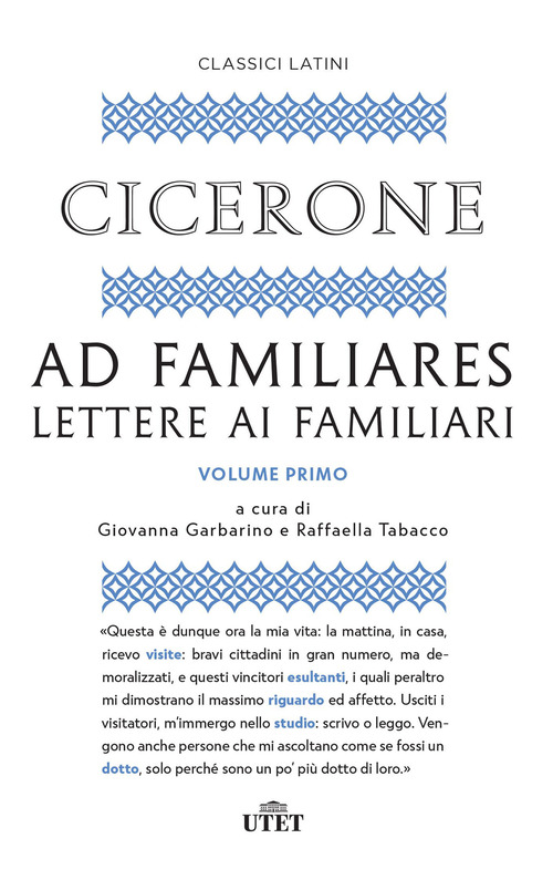 Ad familiares. Lettere ai familiari